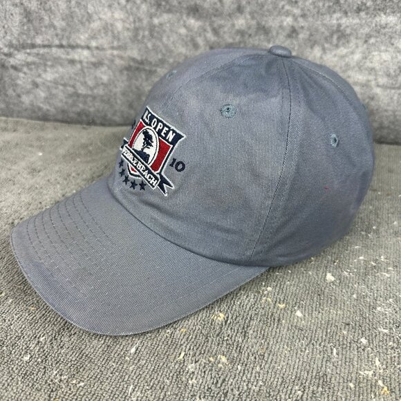 U.S. Open 2010 Pebble Beach USGA Member Cap Adults Gray Strap back Embroidered - Picture 11 of 15